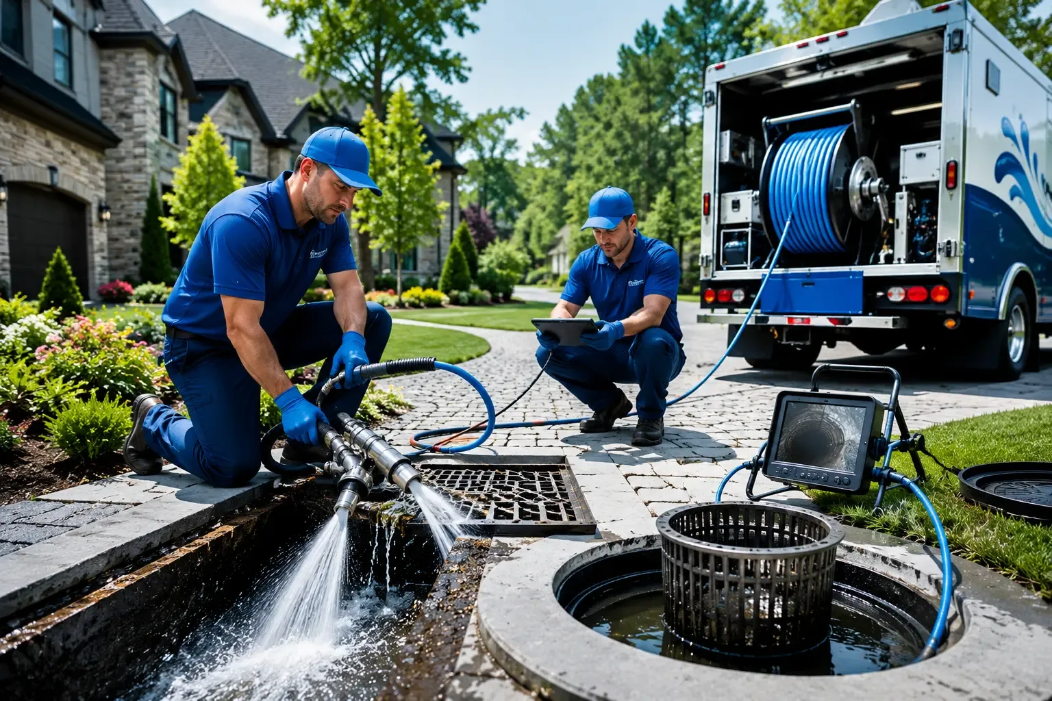 Local outdoor drain cleaning professionals in Poneto, IN